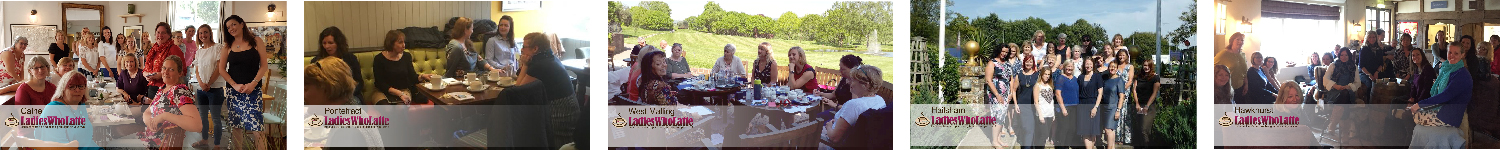 Some of our Ladies Who Latte Meetings