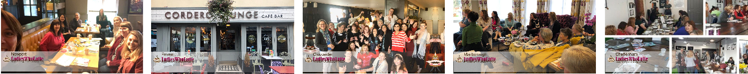 Some of our Ladies Who Latte Meetings