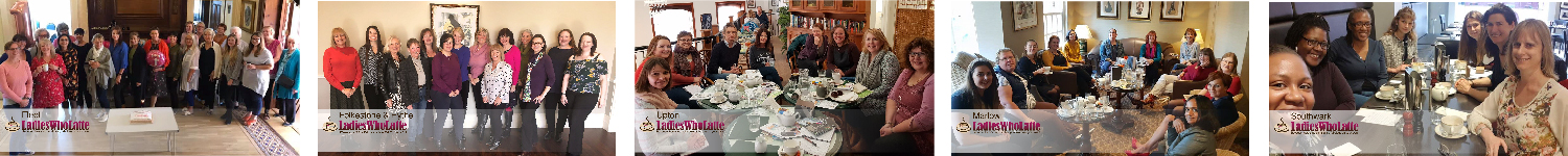Some of our Ladies Who Latte Networking Groups