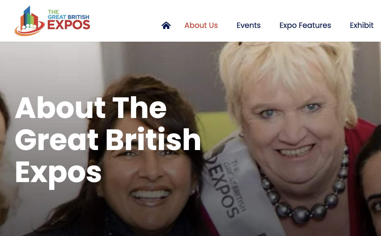 This is a photo of our Mary Flavelle at The Great British Expo