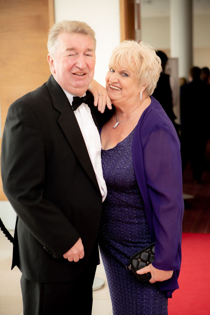 This is a photo of Mary with her loving Husband and her 'Shining Star', Harry!