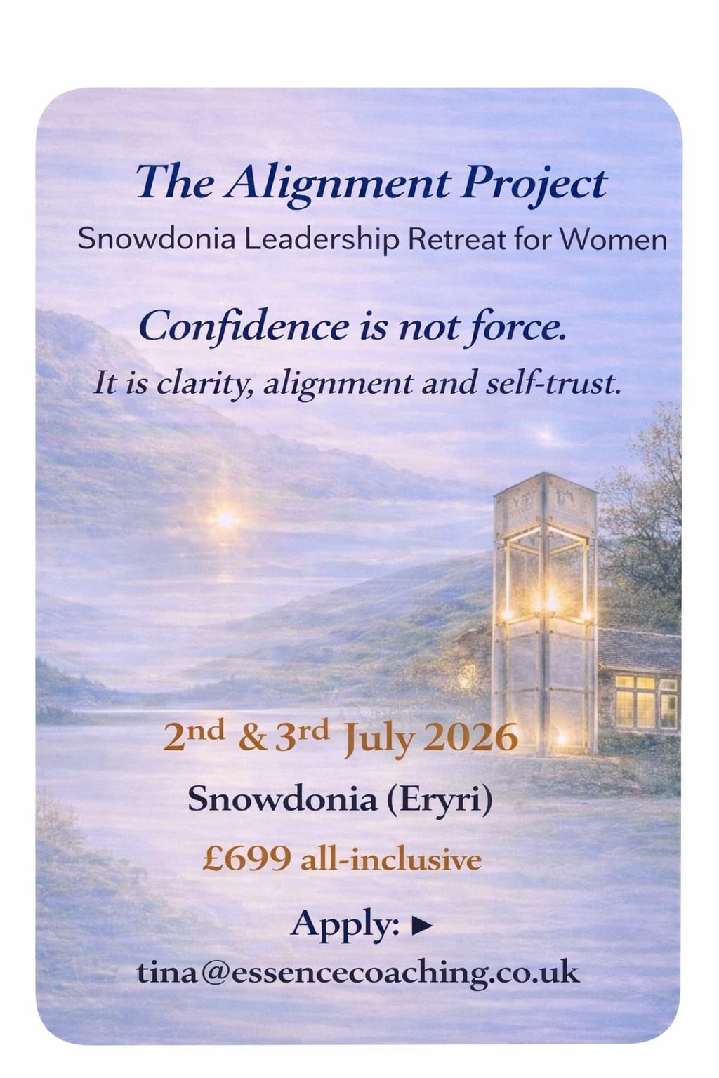 The Alignment Project Snowdonia Leadership Retreat for Women